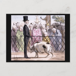 Le Jardin des Plantes a Pekin - Honore Daumier Briefkaart