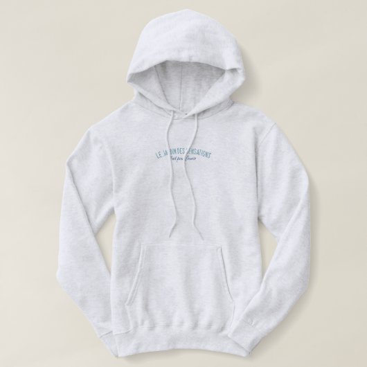Le jardin des sensations hoodie (Design voorkant)