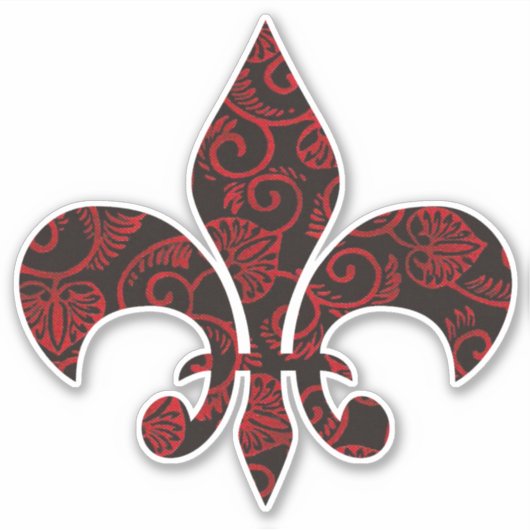 Le Jardin Fleur De Lis Sticker (Voorkant)