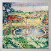 Le Jardin Fleuri | Henri Lebasque Poster (Voorkant)