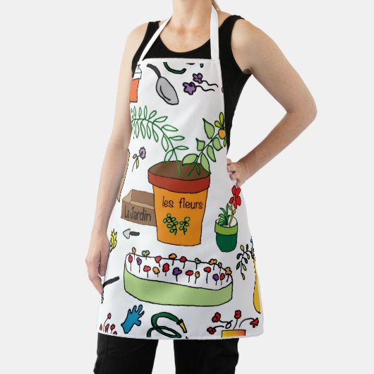 Le Jardin (The Garden) Apron Schort (Insitu)