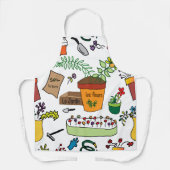 Le Jardin (The Garden) Apron Schort (Voorkant)
