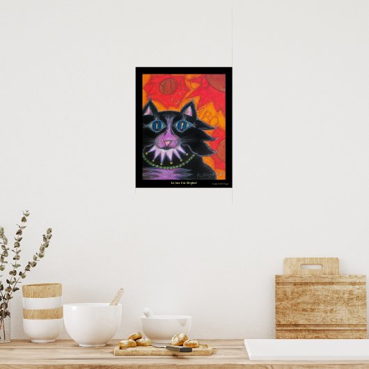 Le Jazz Cat Original Poster (Keuken)