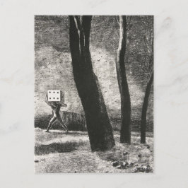Le Joueur (The Player) van Odilon Redon Briefkaart