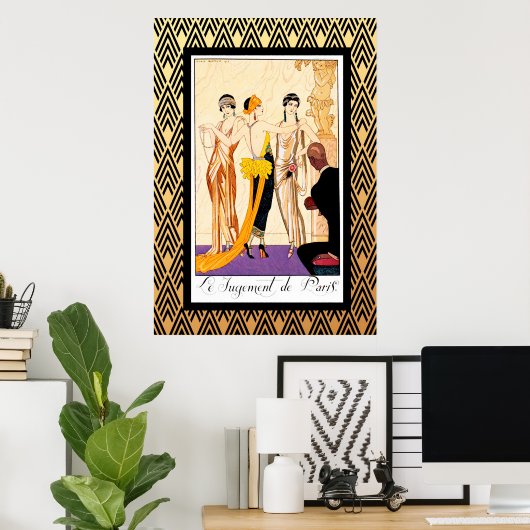 Le Jugement de Paris Art Deco Poster (Thuiskantoor)