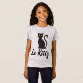 LE KITTY, FRANSE KAT T-Shirts (Voorkant volledig)