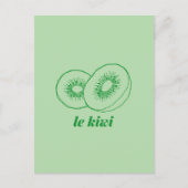 le kiwi briefkaart (Voorkant)