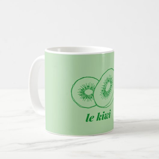 le kiwi koffiemok (Voorkant links)