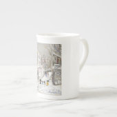 Le Lapin Agile es Ses Habitues Porselein Kop (Voorkant rechts)