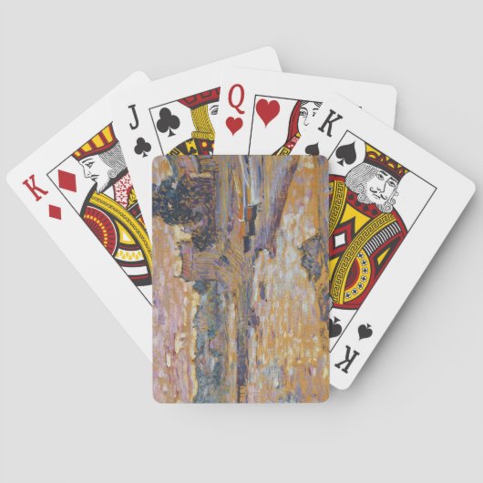 Le Lavandou, c.1908-09 (olie op doek) Pokerkaarten (Achterkant)