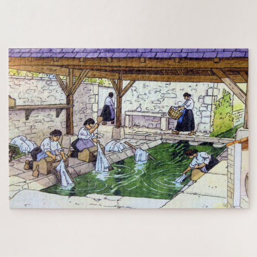 Le Lavoir 2. Legpuzzel (Horizontaal)