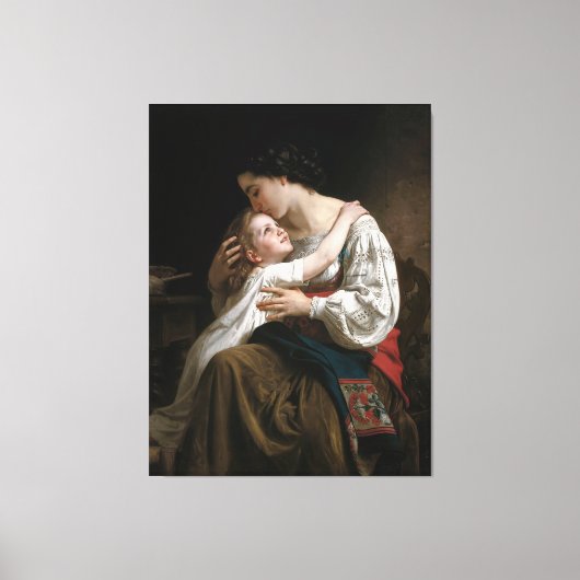  Le lever (1865) Canvas Afdruk (Voorkant)