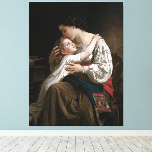  Le lever (1865) Canvas Afdruk (Insitu (Houten vloer))