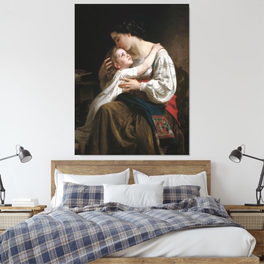  Le lever (1865) Canvas Afdruk (Insitu (Slaapkamer))