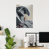 LE LÉVIATHAN D'ARGENT (De Zilveren Leviathan) Poster (Thuiskantoor)