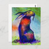 -Le Lièvre Sauvage- Briefkaart (Voorkant / Achterkant)