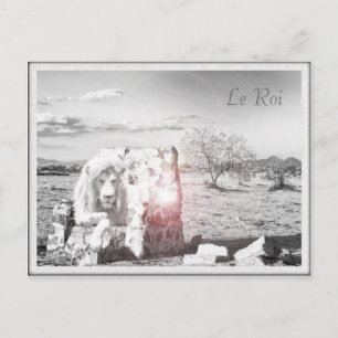 Le Lion Roi carte postale Briefkaart