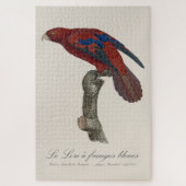 Le Lori a franges bleues Legpuzzel (Verticaal)