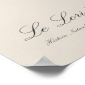 Le Lori a franges bleues Poster (Hoek)