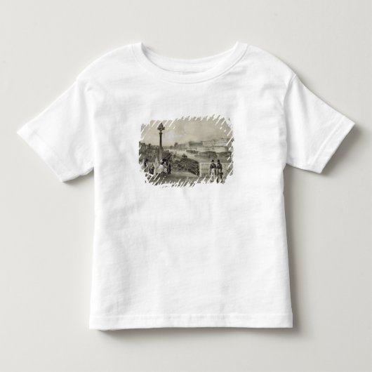 Le Louvre, gegraveerd door Auguste Bry (graving) Kinder Shirts (Voorkant)