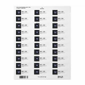 Le Macaron polkadot Etiket (Full Sheet)