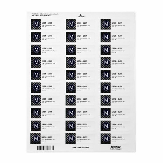 Le Macaron polkadot Etiket (Full Sheet)