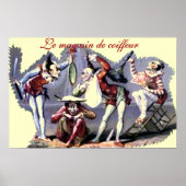 "Le magasin de coiffeu~La comédie de rasager" Poster (Voorkant)