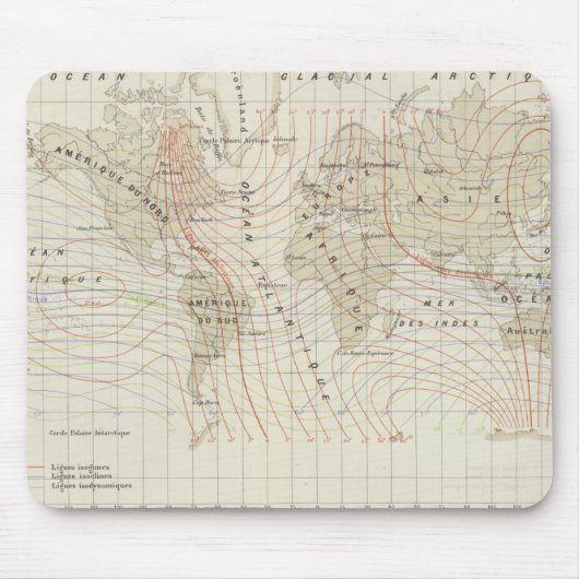 Le Magnetisme du Wereldbol Terrestre Muismat (Voorkant)