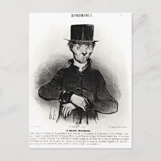 Le Malade Imaginaire uit de serie Briefkaart (Voorkant)