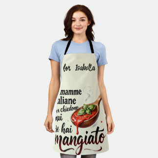 Le Mamme Italiane Grappige Italiaanse Moeder Keuke Schort