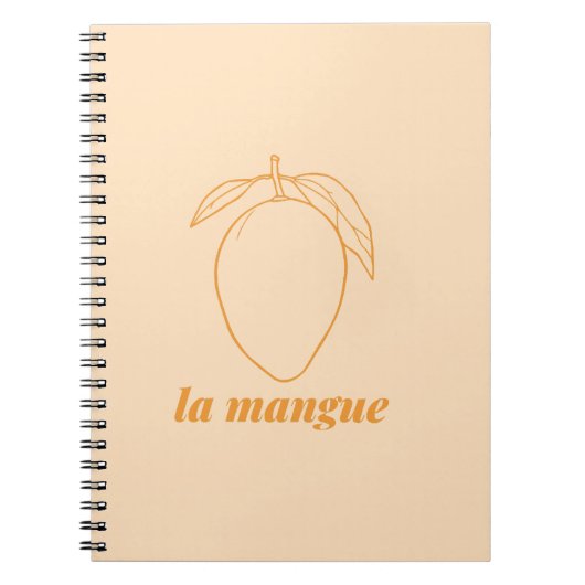 le mangue notitieboek (Voorkant)