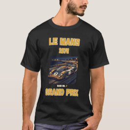 Le Mans 1976 Vintage Grand Prix Racing Poster T-shirt