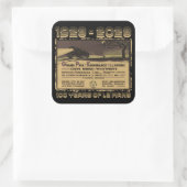 Le Mans 24 uur Franse Grand Prix 24u GT7 Vierkante Sticker (Tas)