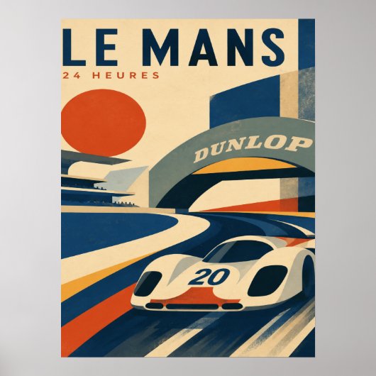 Le Mans 24-uurs Poster (Voorkant)