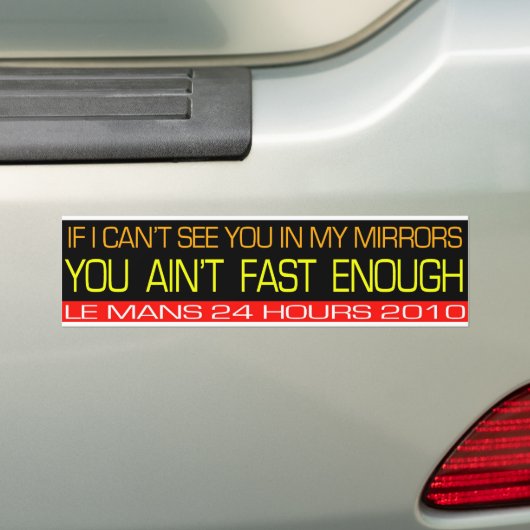 Le Mans Car Sticker (Op auto)