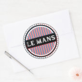 Le Mans City Pride Embleem – Franse identiteit Ronde Sticker (Envelop)