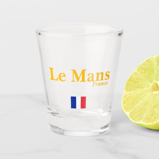 Le Mans, Frankrijk Shot Glas (Voorkant)