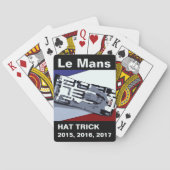 Le Mans PET TRICK Speelkaarten (Achterkant)