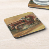 Le Mans Racecar van Ethan Harper Bier Onderzetter (Linkerzijde)