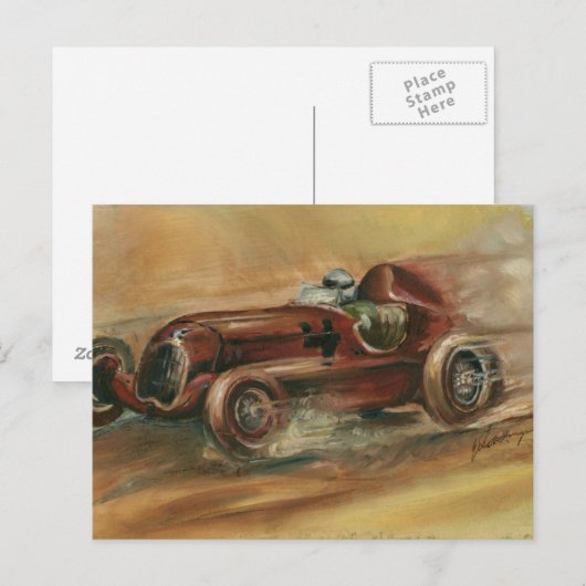 Le Mans Racecar van Ethan Harper Briefkaart (Voorkant / Achterkant)