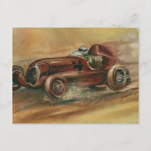 Le Mans Racecar van Ethan Harper Briefkaart