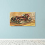 Le Mans Racecar van Ethan Harper Canvas Afdruk (Insitu (Houten vloer))