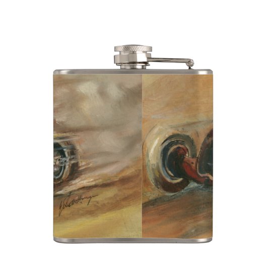 Le Mans Racecar van Ethan Harper Heupfles (Achterkant)