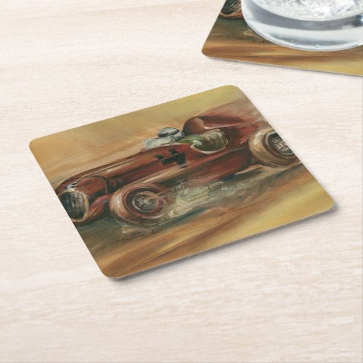 Le Mans Racecar van Ethan Harper Kartonnen Onderzetters (Schuin)