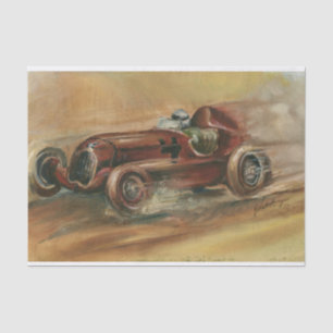 Le Mans Racecar van Ethan Harper Tissuepapier