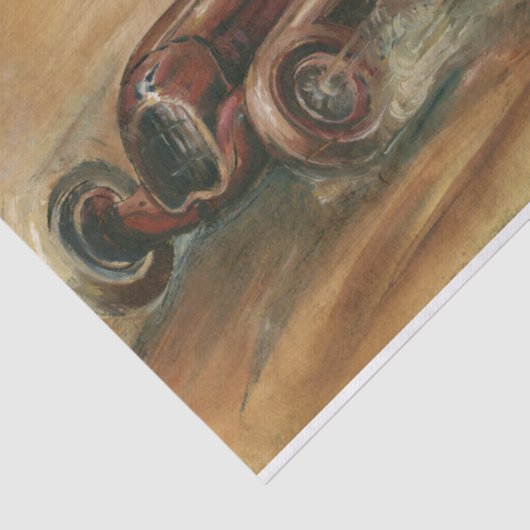 Le Mans Racecar van Ethan Harper Tissuepapier (Detail)