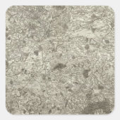 Le Mans Vierkante Sticker (Voorkant)