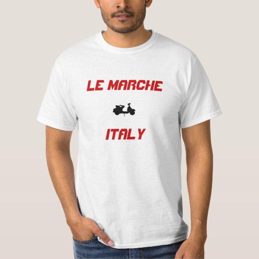 Le Marche, Italië Scooter T-shirt (Voorkant)