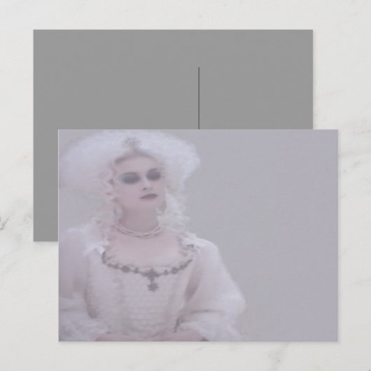 Le Marie Antoinette Queen ~ Briefkaarten / Uitnodi (Voorkant / Achterkant)