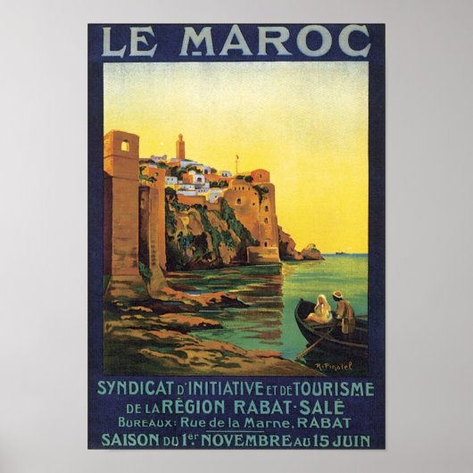Le Maroc Poster (Voorkant)